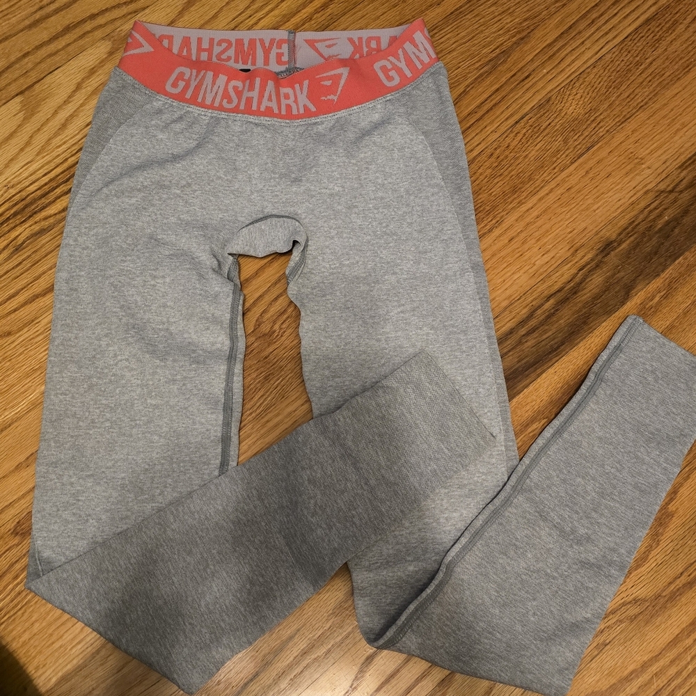 Gymshark Gray Leggings with Tapered Design
